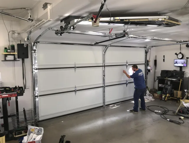 Professional garage door repair service by Greenwich Garage Door Repair in Greenwich