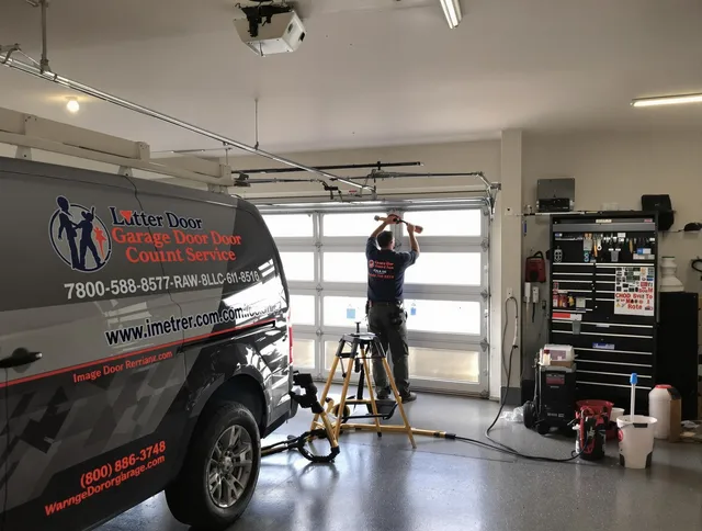 Greenwich Garage Door Repair team performing same-day garage door repair in Greenwich