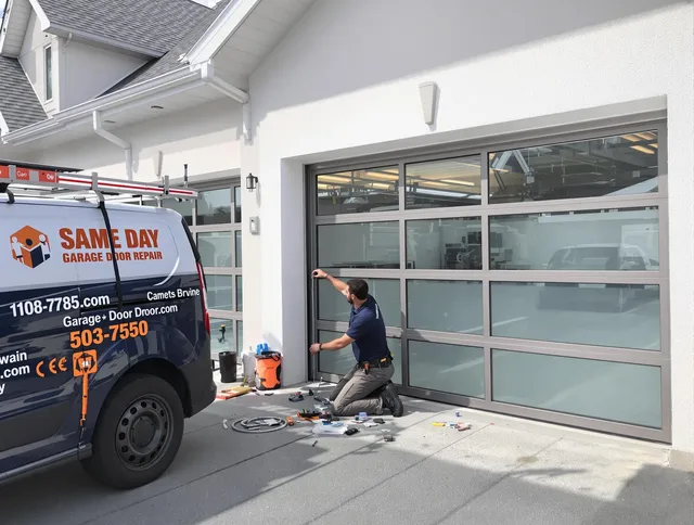 Same-day garage door repair service by Greenwich Garage Door Repair in Greenwich